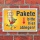 Schild Pakete bitte hier ablegen mit Zusteller Hinweisschild 3 mm Alu-Verbund 300 x 200 mm