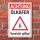 Schild Achtung Ölkäfer vorsicht giftig  Achtung rot markiert Hinweisschild 3 mm Alu-Verbund