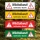PVC Banner Achtung Wildtollwut Tollwut Forst Wald Wildtiere Plane mit Ösen