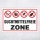 Schild Suchtmittelfreie Zone rauchen kiffen drogen alkohol Hinweisschild 3 mm Alu-Verbund