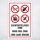 Schild Suchtmittelfreie Zone rauchen kiffen drogen alkohol Hinweisschild 3 mm Alu-Verbund 450 x 300 mm