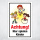 "Achtung hier spielen Kinder" – Hochwertiges Sicherheitsschild für den Außenbereich 3 mm Alu-Verbund 300 x 200 mm