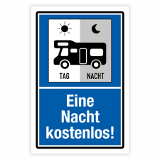 "Parkplatz für Wohnmobile eine Nacht...