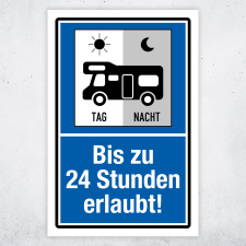 "Parkplatz für Wohnmobile bis zu 24 Std....