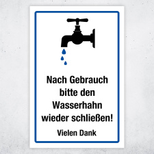 "Campingplatz Nach Gebrauch Wasserhahn...