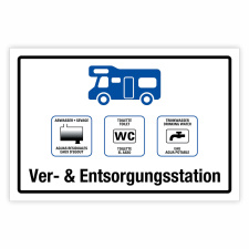 "Campingplatz Ver- und Entsorgungsstation"...