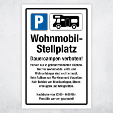 "Wohnmobilparkplatz Regeln" –...