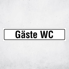 "Gäste-WC" – Hochwertiges...