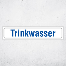 "Trinkwasser" – Hochwertiges...