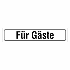 "Für Gäste" – Hochwertiges...