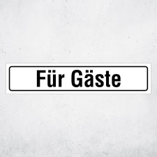 "Für Gäste" – Hochwertiges...
