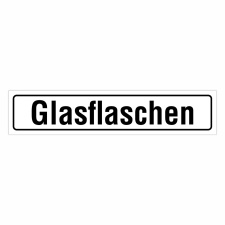 "Glasflaschen" – Hochwertiges...