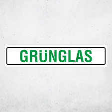 "GRÜNGLAS" – Hochwertiges...