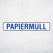 "PAPIERMÜLL" – Hochwertiges...