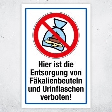 "Entsorgung von Fäkalienbeuteln und...
