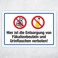 "Entsorgung von Fäkalienbeuteln und...