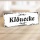 Holzschild "Klönecke" – Dekoschild aus Holz 30x10 cm