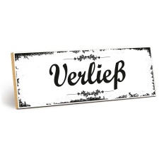 Holzschild "Verließ" – Dekoschild...