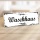 Holzschild "Waschhaus" – Dekoschild aus Holz 30x10 cm