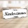 Holzschild "Kinderzimmer" – Dekoschild aus Holz 30x10 cm