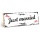 Holzschild "Just married" – Dekoschild aus Holz 30x10 cm
