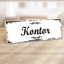Holzschild "Kontor" – Dekoschild aus Holz...