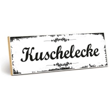 Holzschild "Kuschelecke" – Dekoschild aus...
