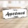 Holzschild "Appartement" – Dekoschild aus Holz 30x10 cm