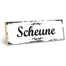 Holzschild "Scheune" – Dekoschild aus...