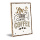 Holzschild"Life begins after coffee" – Dekoschild aus Holz 20x30 cm inkl. Wandhalterung