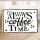 Holzschild "It´s always coffee time" – Dekoschild aus Holz 30x20 cm inkl. Wandhalterung