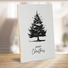 Holzschild "Weihnachtsbaum Merry Christmas"...