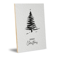 Holzschild "Weihnachtsbaum Merry Christmas"...