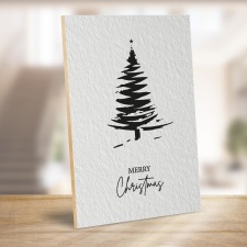 Holzschild "Weihnachtsbaum Merry Christmas"...