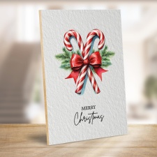 Holzschild "Zuckerstange Merry Christmas"...