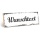Deko-Holzschild mit Wunschtext 30 x 10 cm inkl. Wandhalterung