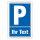Schild Parken Parkplatz Ihr Text Wunschtext Konfigurator 3 mm Alu-Verbund 600 x 400 mm