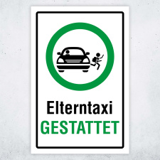 "Elterntaxi gestattet" – Hochwertiges...