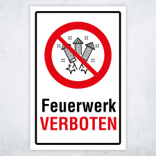 "Feuerwerk verboten" – Hochwertiges...