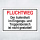 "Fluchtweg - Aufenthalt nicht gestattet" – Hochwertiges Hinweisschild für den Außenbereich