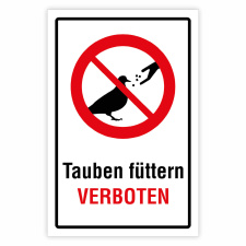 "Tauben füttern verboten" –...