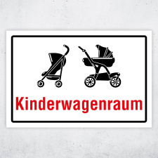 "Kinderwagenraum – Stellplatz für...