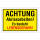 Achtung Abrissarbeiten – Es besteht Lebensgefahr! – Hochwertiges Aluverbund-Schild für den Außenbereich