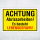 Achtung Abrissarbeiten – Es besteht Lebensgefahr! – Hochwertiges Aluverbund-Schild für den Außenbereich