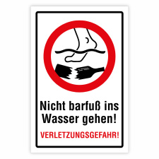 Nicht barfuß ins Wasser gehen –...