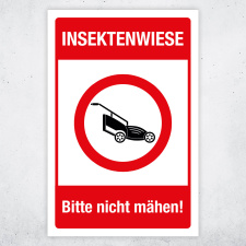 Insektenwiese – Bitte nicht mähen –...