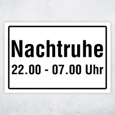 Nachtruhe 22:00 - 07:00 Uhr – Hochwertiges...