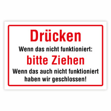 "Drücken Wenn das nicht funktioniert: bitte...