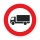 Schild „Durchfahrtsverbot für LKW“ – Alu-Verbund 3 mm rund (Ø30 cm)