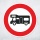 Schild „Verbot für Wohnmobile“ – Alu-Verbund 3 mm rund (Ø30 cm)